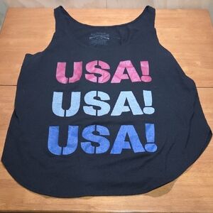 Grunt Style Black USA Tank Top